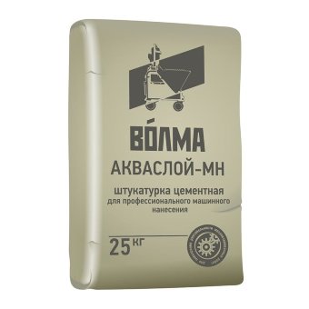 Штукатурка цементная Акваслой МН ВОЛМА 25кг (56уп/п)