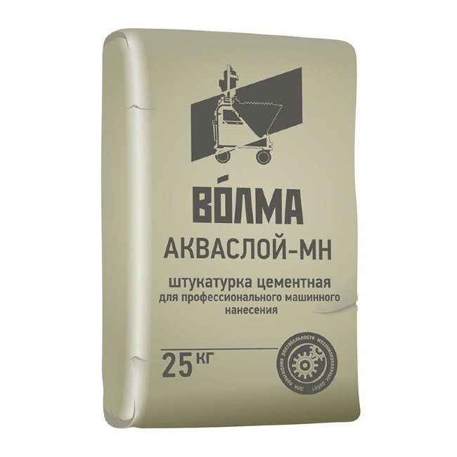 Штукатурка цементная Акваслой МН ВОЛМА 25кг (56уп/п)