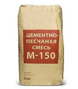 Цементно-песчанная смесь М150 25кг (48уп/п)
